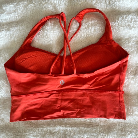 Lululemon Free to Be longline bra - vivid flame - Picture 3 of 5